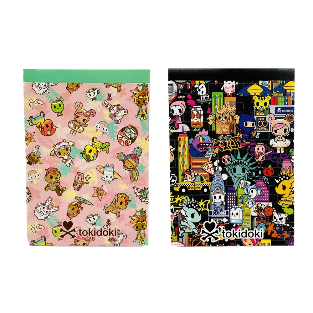 Tokidoki NYC & Hawaii Aloha Collection Notepad Cute Writing Note Pad NEW